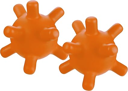 Toysmith Bebe Anneau De Dentition Boule Lot De 2 Orange Amazon Fr Bebes Puericulture
