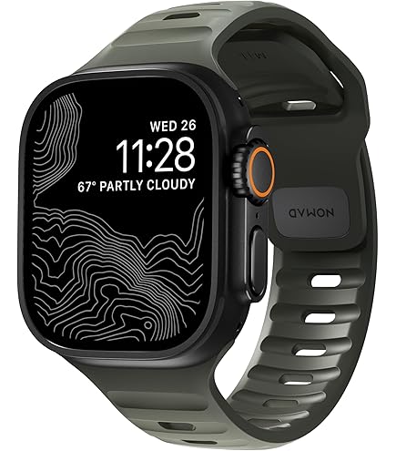 その他 Apple Watch - Apple Watch NOMAD Sport Band Nomad Sport Band - 46/49mm - Ultra Orange | Megamac