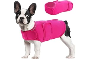 MORVIGIVE Dog Anxiety Vest, Adjustable Dog Thunder Jacket Dog Anxiety Relief Coat Wraps for Fireworks, Thunder, Travel, Separation, Soft Dog Calming Vest Anti-Anxiety Shirt for Small Medium Large Dogs