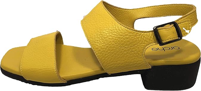 Amazon.com | Arche Tinaka Yellow Sandals Size | Flats