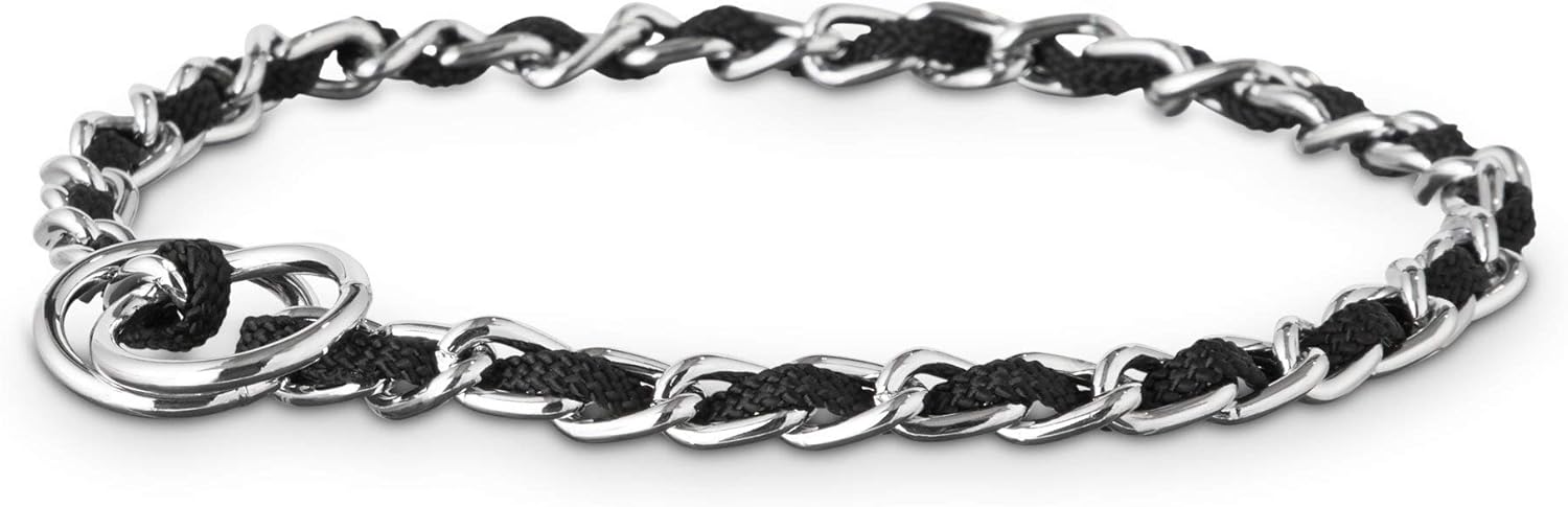 Amazon Com Good2go Black Comfort Chain Dog Collar Small Pet