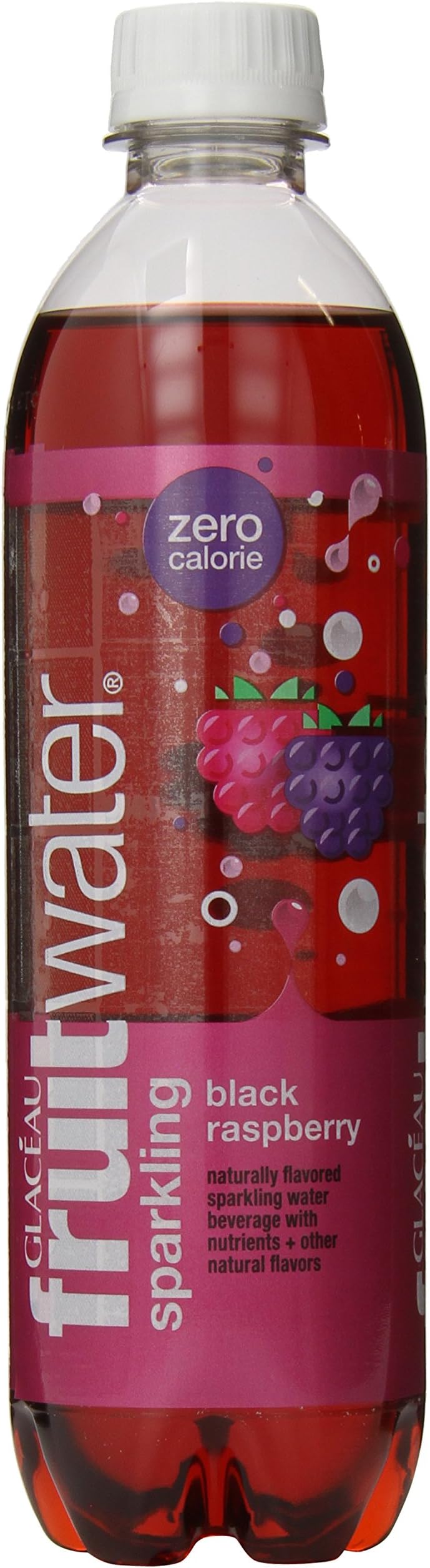 fruitwater black raspberry, 12 ct, .5L Bottle