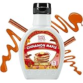 ChocZero Sugar Free Maple Cinnamon Syrup, 10.5 oz Bottle | No Sugar Alcohols, Keto, Low Carb, High Fiber, Gluten Free, For Pancakes, Waffles &amp; Baking