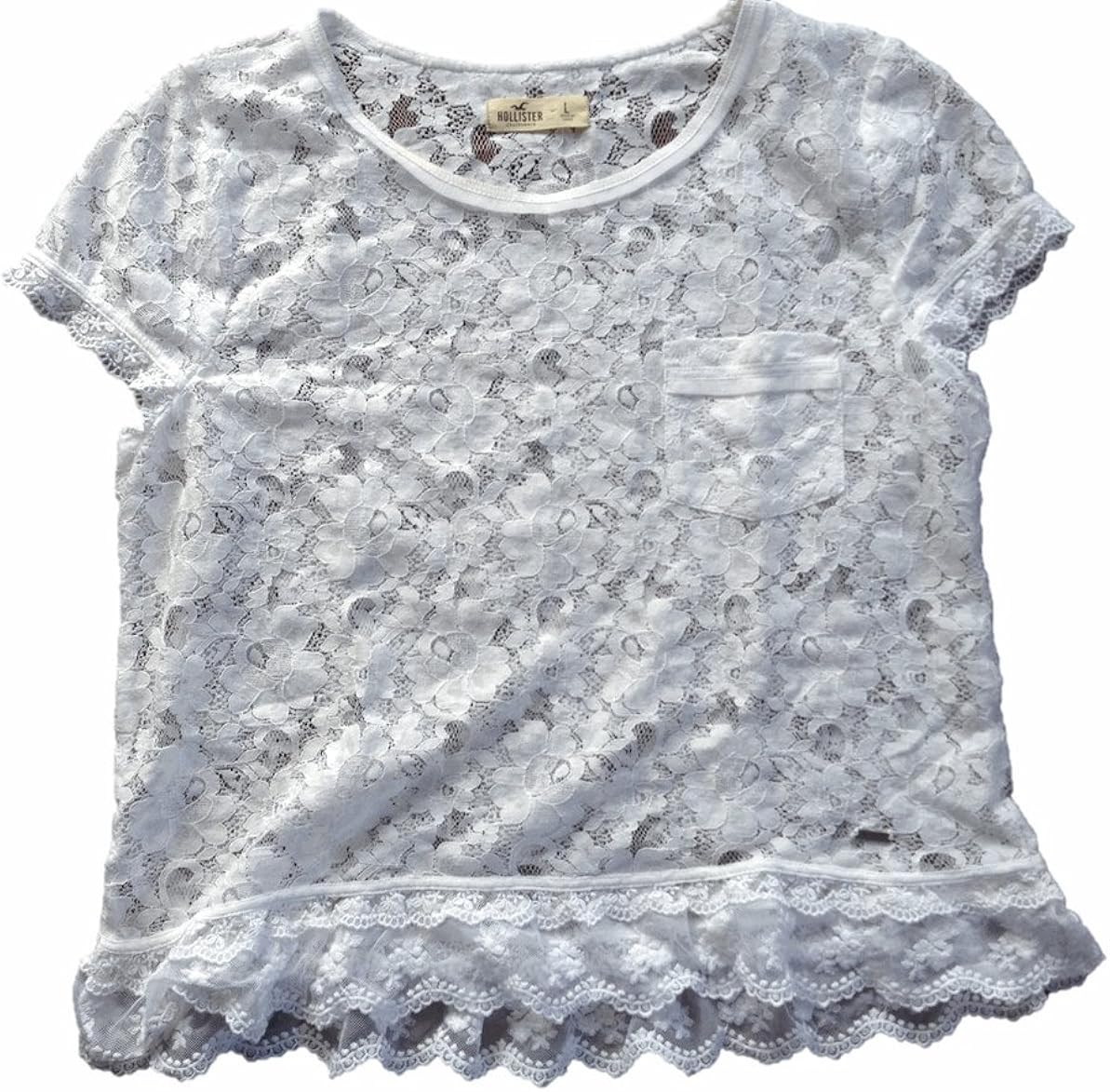 hollister lace shirt