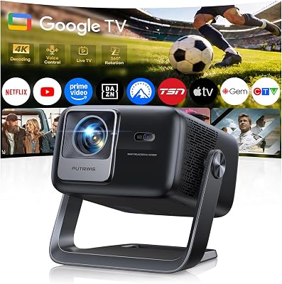 Smart Beamer 4K Autofokus/6D Trapezkorrektur WiFi Bluetooth