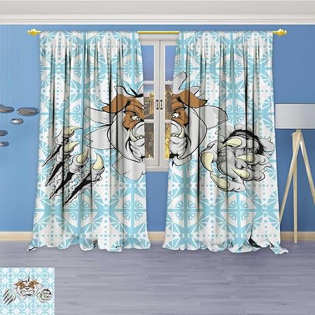 Grommet Thermal Insulated Curtains Lover Man Cave Ideas Mascot