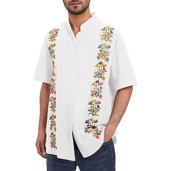 ミューラル 25SS Cucurbita embroidered shirt Guayabera Shirt - Indigo Blue Oxford – HOWLER BROTHERS
