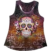 Halloween Skull Shirt – Funny Skeleton T-Shirt for Women, Halloween Graphic Tee, Vintage Halloween Shirt