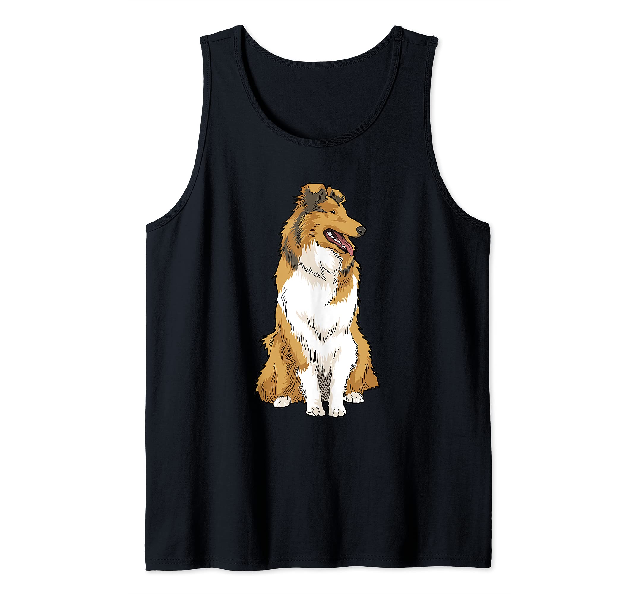 Rough Collie Dog Breed Dogs Gift Idea Tank Top