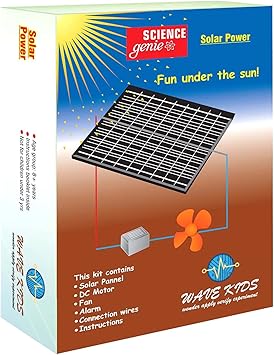 WAVEKIDS Solar Power - Do It Yourself Science Kit