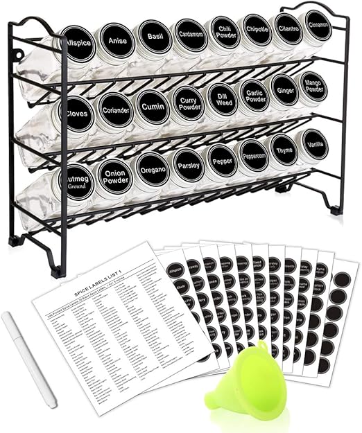 New Expand A Drawer Spice Organizer Holds Up To 36 Bottles Home