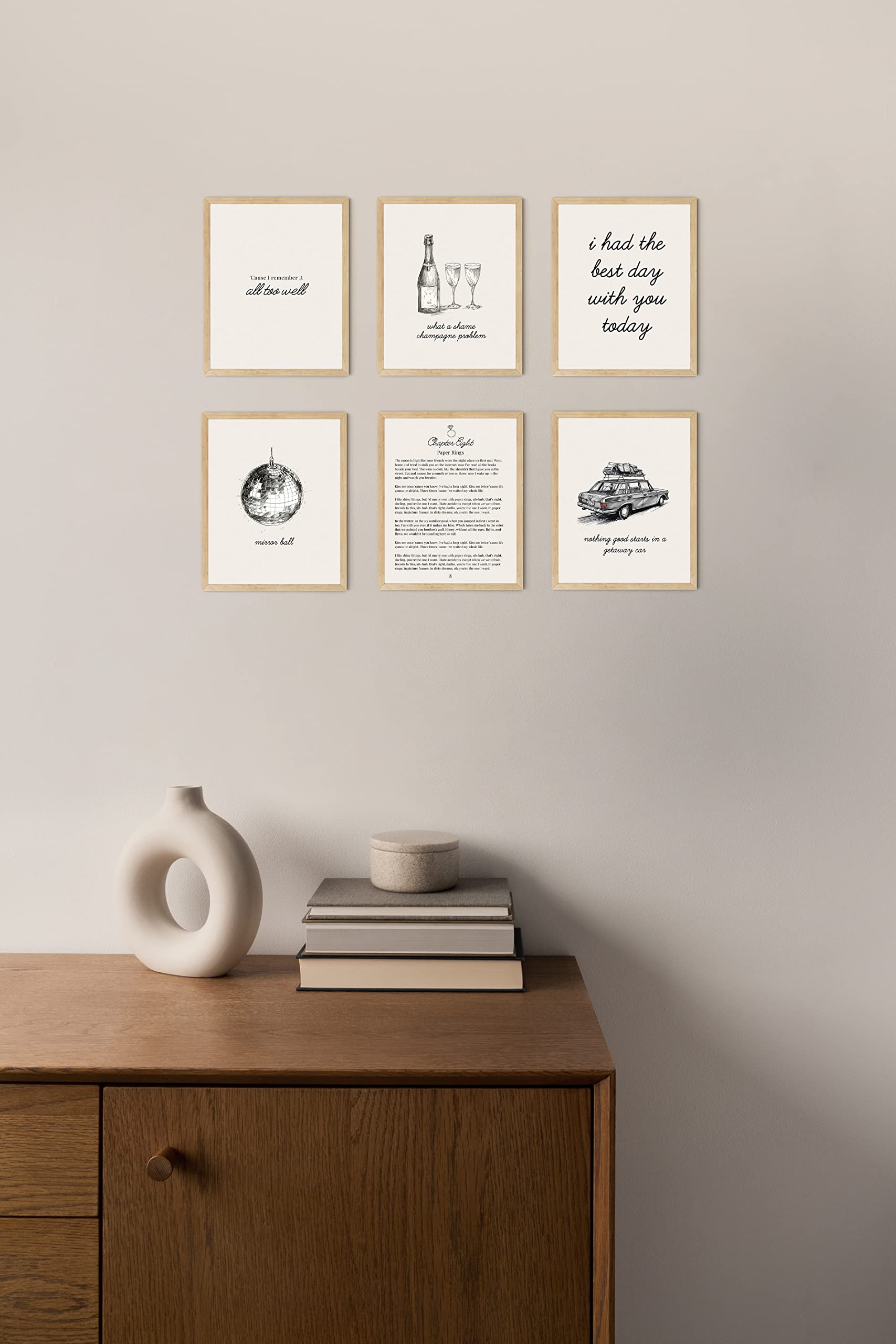 TwoDays Music Lyrics Room Decor