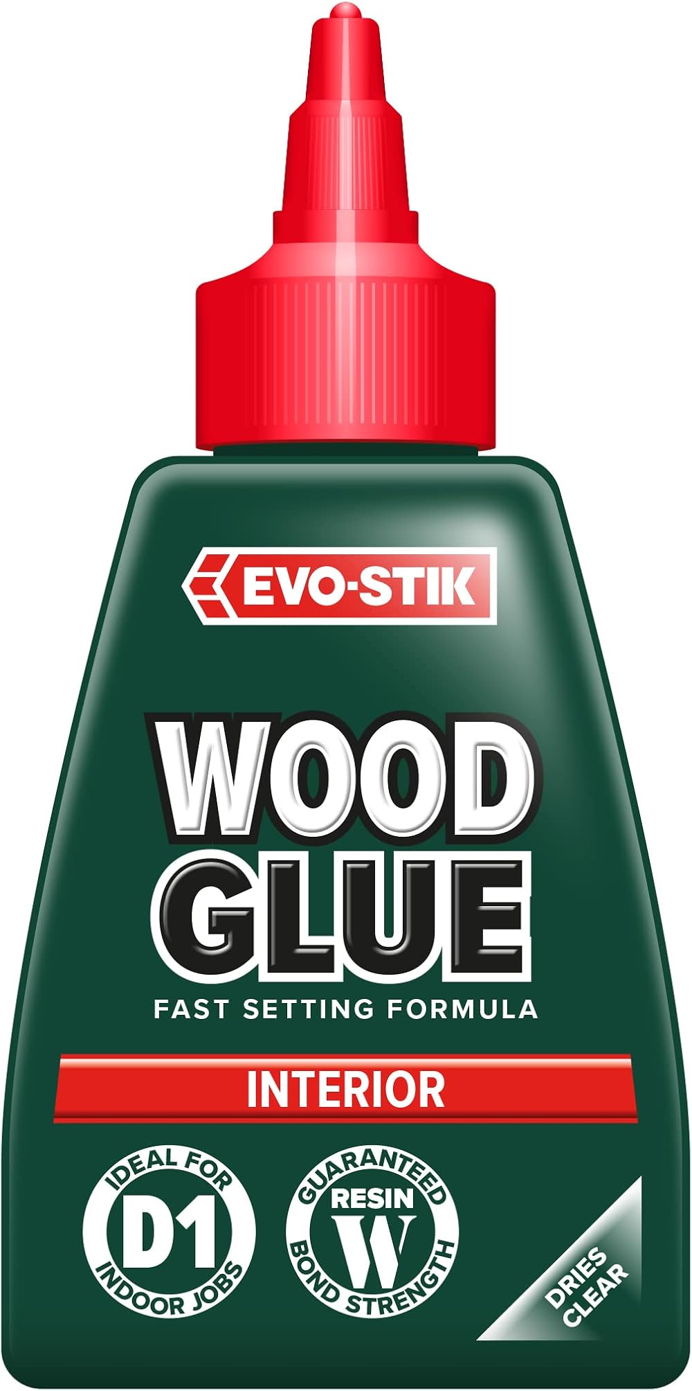 EVO-STIK Wood Glue 50ml Interior Extra Strong Fast Setting Clear Drying