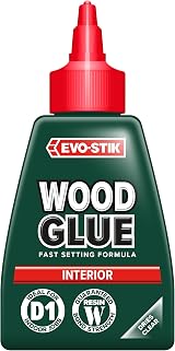 EVO-STIK Wood Glue 50ml Interior Extra Strong Fast Setting Clear Drying