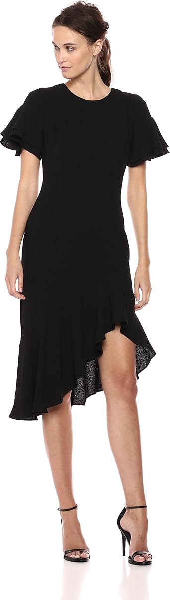 black halo ruiz dress
