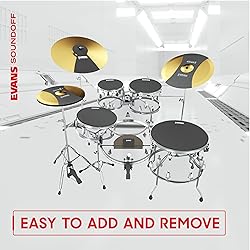 Evans Soundoff Drum Mute Pads - Full Box Pad Set