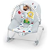 Baby Einstein Deans Discovery Spot Musical Infant to Toddler Rocker, with Vibrations, Ages 0 Months and Up