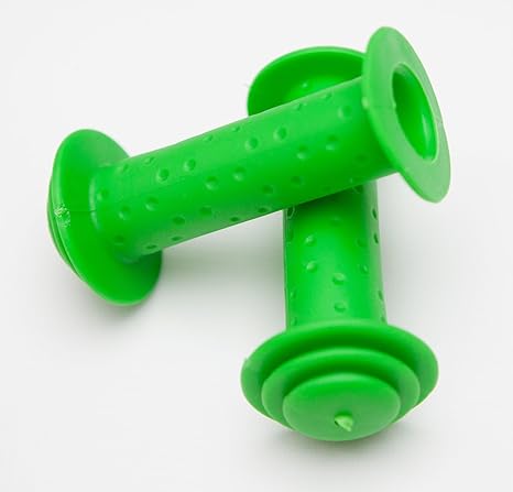 green handlebar grips