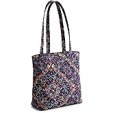 Vera Bradley Premium Cotton Small Original Zip Tote Bag, Daffodils
