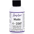 Angelus Matte 4-Coat Scratch-Resistant Leather Sealer – Durable, Flexible, Clear Coat Protection for Leather Shoes, Bags, Jackets & More - Matte Finish - 4 Fl Oz