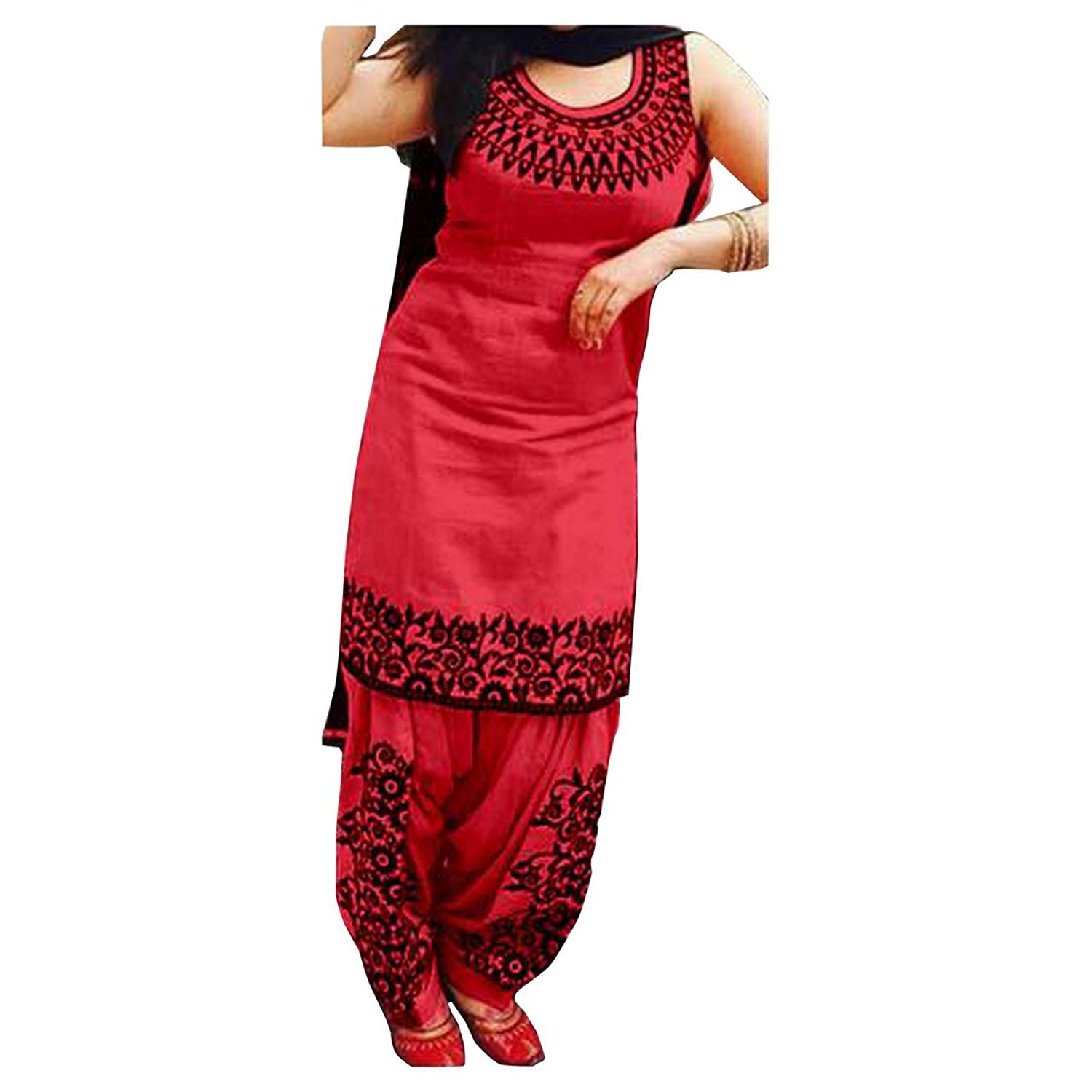 women's cotton silk salwar suit dress material (ev_salwarsuit_patiyala_unstitched)