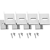 Newpowa Solar Panel Mounting Z Bracket with Nuts and Bolts Mini Version Designed for RV, Boat, Wall, Off-Grid Roof Installati