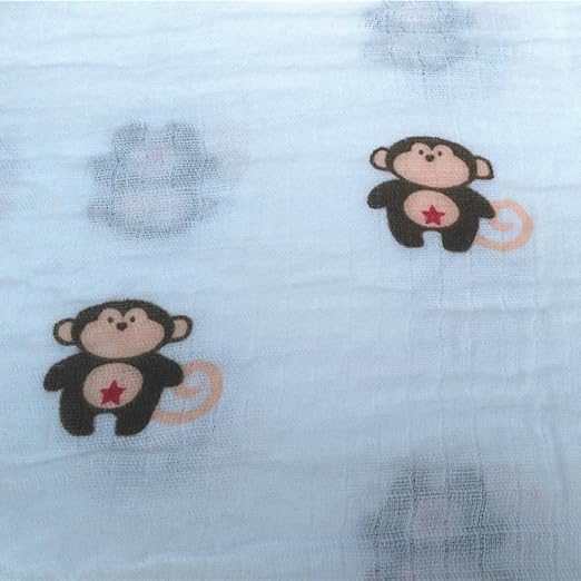 monkey swaddle blanket