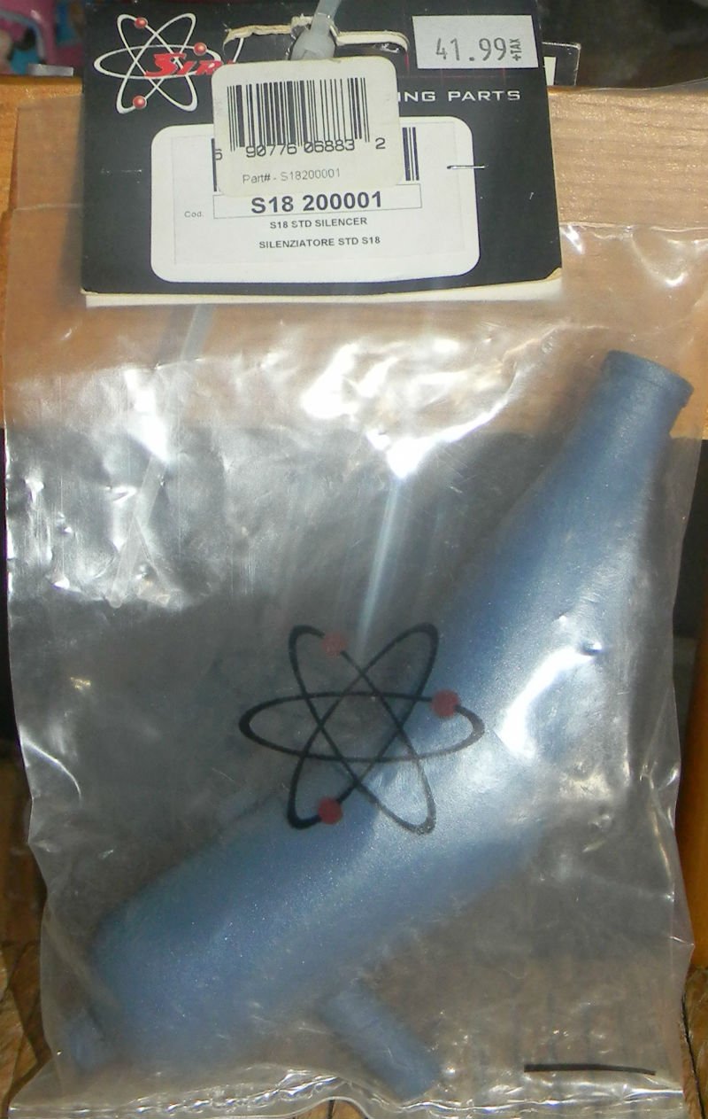 TRINITY SIRIO S18 STD SILENCER S18200001 BLACK OR BLUE SENT AT RANDOM