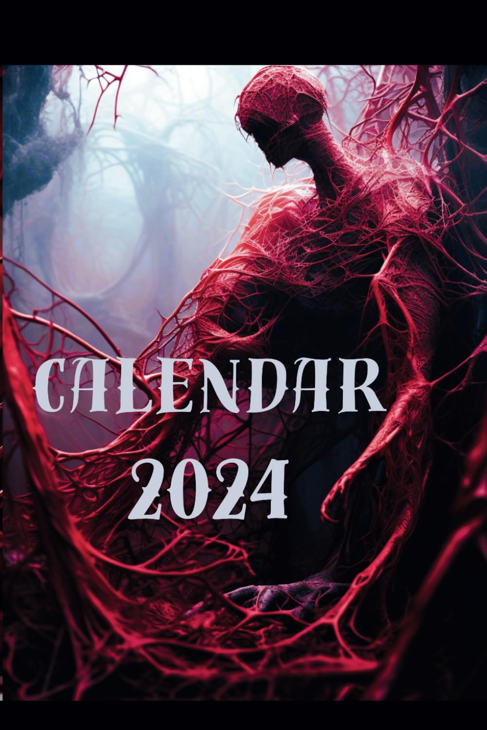 The Black Widow Spider - Latrodectus mactans.: Calendar 2024 with notebook.