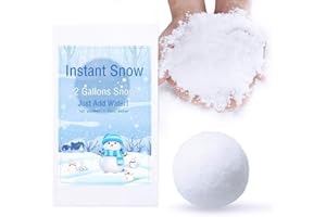 Bigib Make 2 Gallons Fake Instant Snow Powder for Slime Supplies Cloud Slime Charms