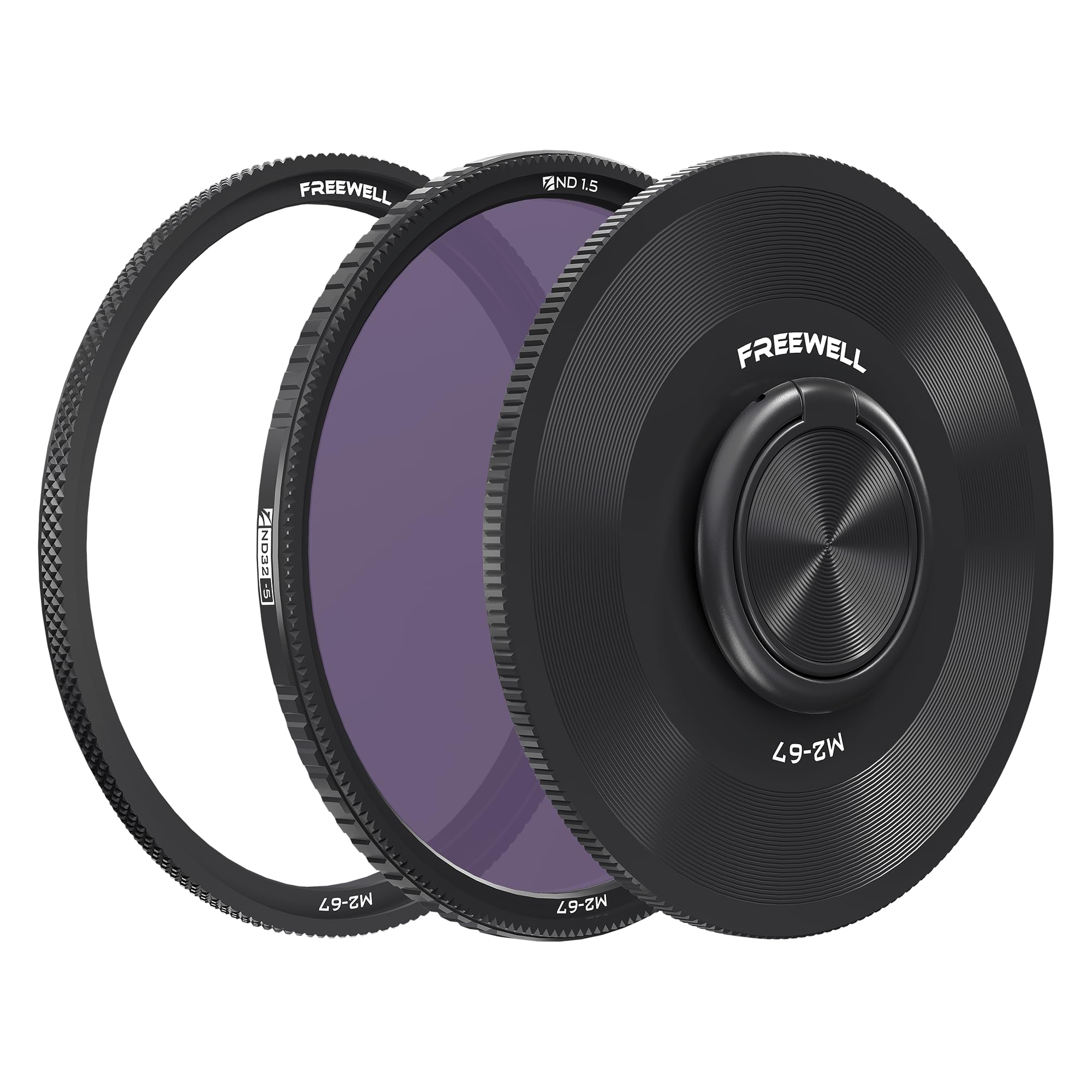 Freewell 67 mm natural density ND32 (5 f-stops) ND1.5 camera filter, compatible with the M2 series — image 1