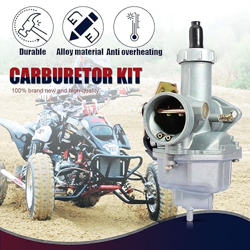 QAZAKY PZ27 Carburetor for 125cc 150cc 200cc 250cc 4-Stroke Engine