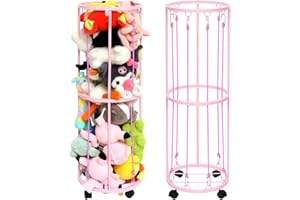 Jonkehai Stuffed Animal Storage Zoo Stuffed Animal Holder Plush Toy Cage Stuffed Animal Holder Durable Soft Toy Storage Organizer Shelves Basket Gift for Nursery Playroom Kidroom Bedroom