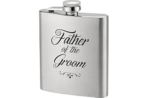 Father of the Groom Flask, Groomsmen Flask, Father of the Groom Gifts,Groomsmen Gifts,Wedding Gifts for Father