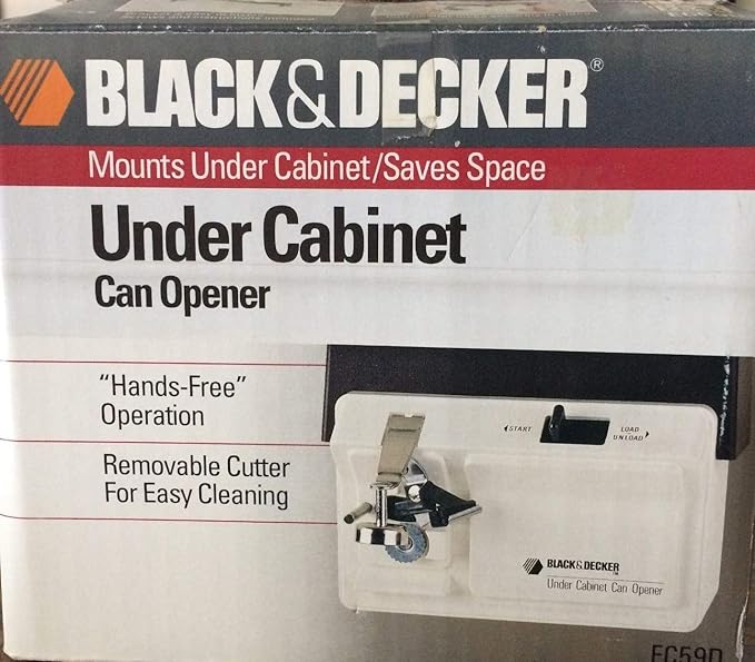 Black Decker Space Saver Under Cabinet Electric Can Opener Ec59d Amazon Ca Home Kitchen