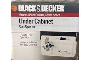 Black & Decker Space Saver Under Cabinet Electric Can Opener (EC59D)