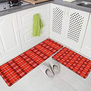 Amazon.com: Crannel Anti Fatigue Mat Kitchen Rug 2 Pieces ...
