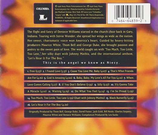 Deniece Williams The Best Of Deniece Williams Gonna Take A Miracle Amazon Com Music