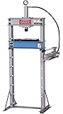Dake F-10 Model Manual Utility Hydraulic Floor Press, 10 Ton Capacity, 24" Length x 28" Width x 60" Height