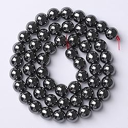 103pcs 4mm AAA Black Hematite Beads Natural Stone