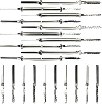 Muzata Spanner für Spannschrauben und Spannschrauben für Kabelgeländer