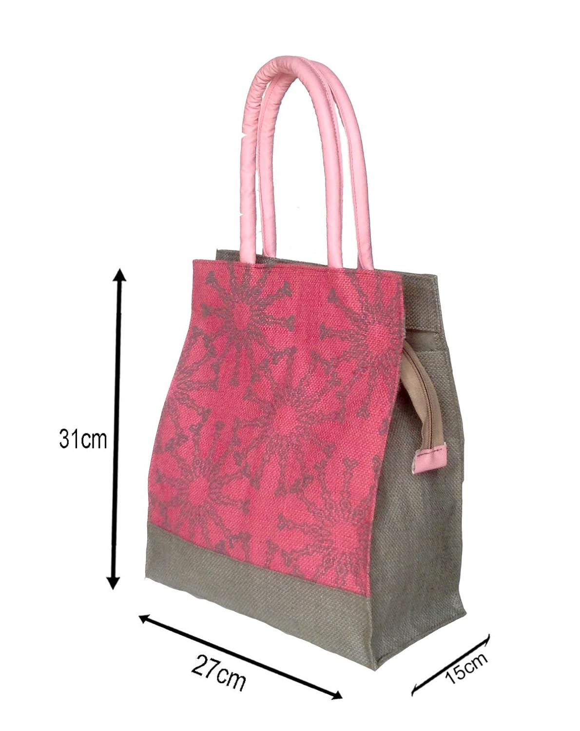 foonty tote women medium jute lunch bag
