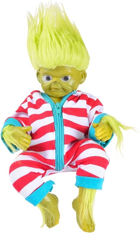 Amazon Co Jp グリンチぬいぐるみ 手作りぬいぐるみ 生まれ変わった赤ちゃんグリンチ人形リアルな漫画人形クリスマス人形 ハイクリスマスシミュレーション人形子供男の子女の子のためのぬいぐるみ ホーム キッチン