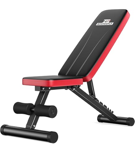 Banc de Musculation - Banc de Poids Réglable - Exercice Gymnastique à