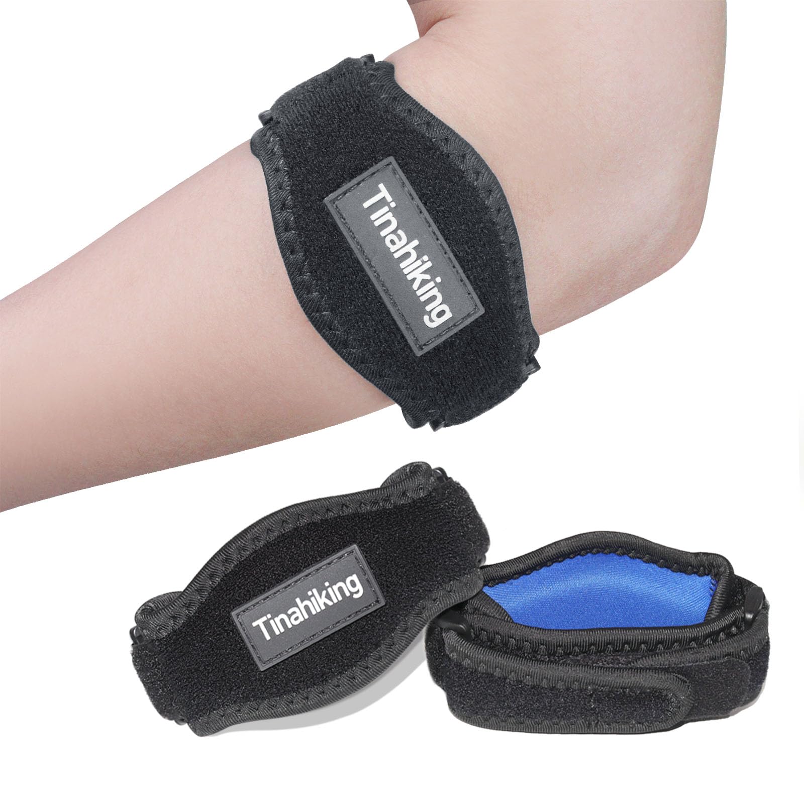 Photo 1 of Elbow Brace for Tendonitis and Tennis Elbow 2 Pack, Tennis Elbow Brace for Women and Men,Lateral Epicondylitis Elbow Brace Adjustable Straps With Compression Pads.Tennis Elbow Strap Relieves Tendon