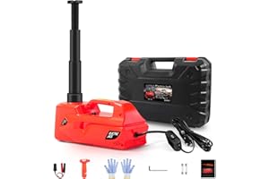 E-HEELP Electric Car Jack 5 ton Powerful Hydraulic Car Lift Jack Portable economical Durable and Easy-to-use Emergency car kit for Car Repair Vehicle Maintenance Roadside Assistance Use