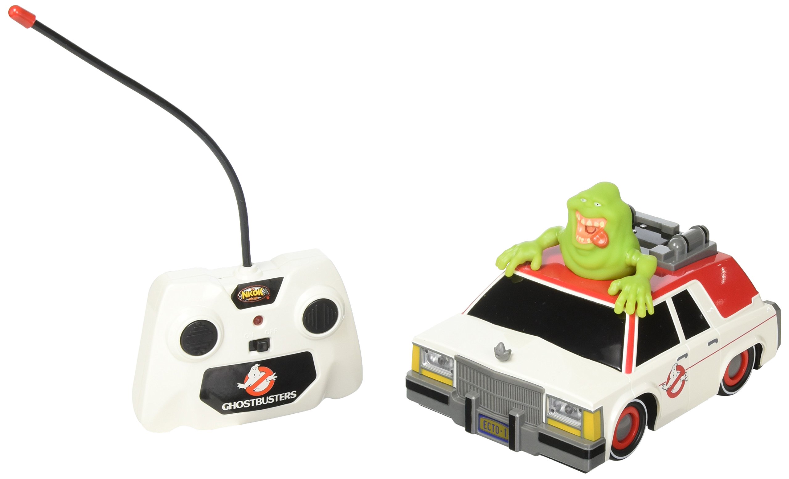 NKOK Ghostbusters RC Ecto1 with Glowing Slimmer Vehicle Buy Online