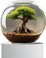 Amtra Crystal Globe 30 cm Hand Blown Glass Fishbowl Aquarium view 3
