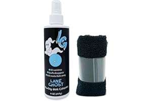 Lane Ghost Bowling Ball Cleaner Spray - USBC Approved - Oil, Scuff, and Belt Mark Cleaner - Restores Tack and Prolongs Lifespan of Ball
