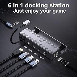 Kobilar Steam Deck 6 in 1 Docking Station Legion